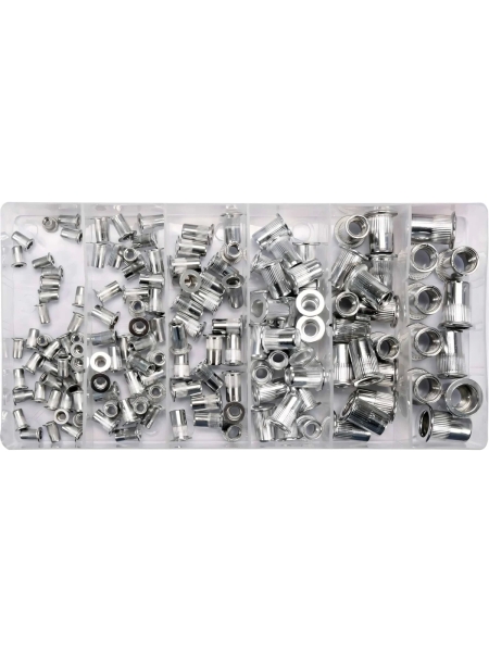 Резьбовые алюминиевые заклепки YATO М3-М10 150 шт. YT-36460