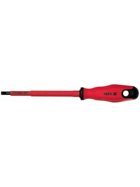 Диэлектрическая отвертка YATO 1000 В 6,5x150 мм YT-2819 36132819 092 1