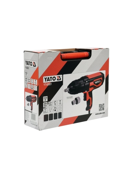 Гайковерт элект. ударный YATO 1/2",600Нм YT-82021 370282021 092 1