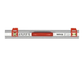 Линейка столярная YATO 1000мм, алюминиевая, 2 глазка, с ручкой YT-70715