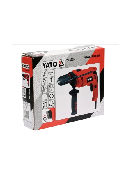 Ударная дрель YATO 710 Вт YT-82034