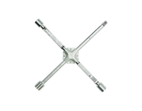 Усиленный баллонный крестовой ключ (24х27х32x3/4) YATO YT-0802