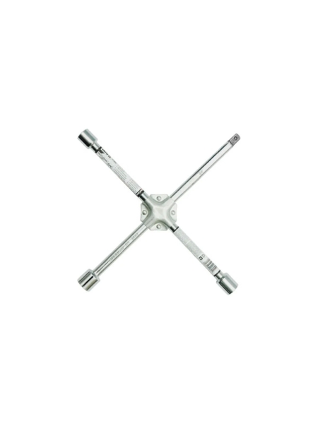 Усиленный баллонный крестовой ключ (24х27х32x3/4) YATO YT-0802