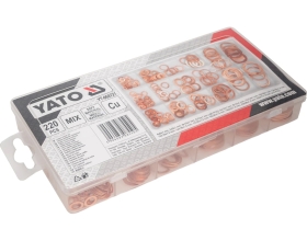 Набор мягких медных шайб 220 шт, YATO YT-068721