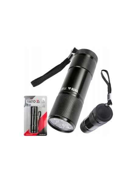 Мини фонарь YATO алюминий 9 LED YT-08570 382708570 092 1