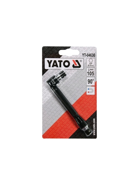 Адаптер угловой для бит YATO 1/4 YT-04630 361404630 092 1