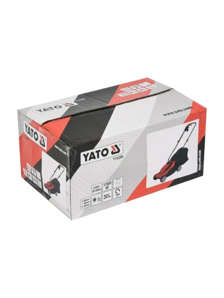 Электрическая газонокосилка YATO 1300 Вт, 330 мм, 30 л YT-85200