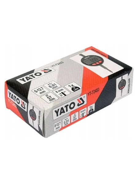 Электронный цифровой индикатор YATO 0-12,7мм YT-72453