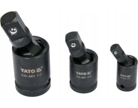 Набор ударных карданов 3 шт, 1/4", 3/8", 1/2" YATO YT-10643