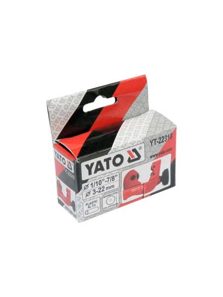 Труборез YATO для медных труб 3-22 мм. YT-22318 371422318 092 1