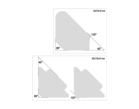 Набор магнитных угольников для сварки 6шт  YATO YT-08678
