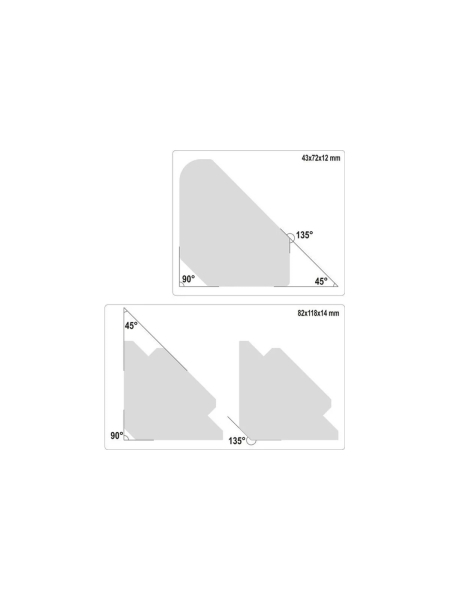 Набор магнитных угольников для сварки 6шт  YATO YT-08678