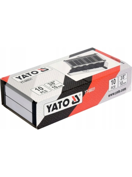 Набор головок для поврежденных болтов и гаек YATO 10предметов YT-06031 371406031 092 1