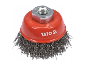 Щетка чашечная 65 мм, М14, INOX для УШМ YATO YT-47658