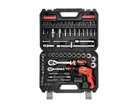 Набор инструментов YATO 100 предметов с шуруповертом AKU YT-12685