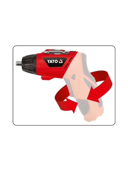 Аккумуляторная отвертка YATO 3,6В 1,3 Ач YT-82760 370082760 092 1