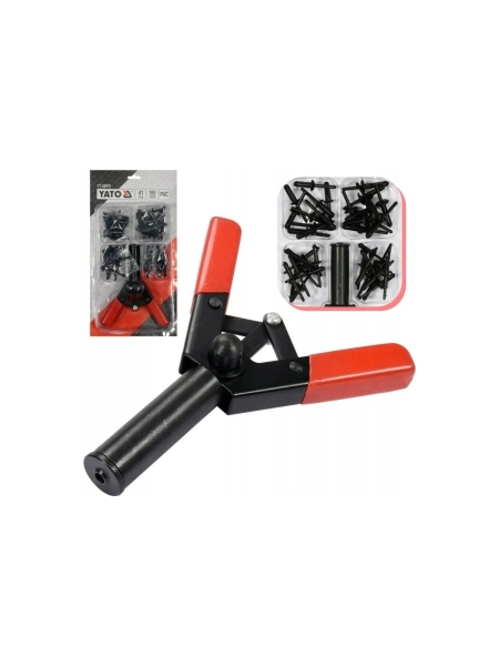 Заклепочник YATO для пластиковых заклепок набор 41 предмет YT-35970 394935970 092 1