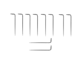 Ключ YATO TORX, длинный T9, 10 штуки YT-05493Y