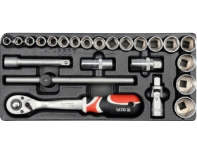 Ложемент YATO для выдв. ящика/торц. гол. 24пр YT-5537