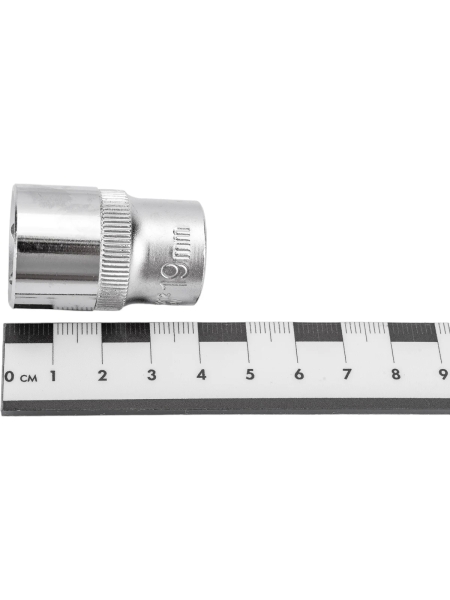 Головка торцевая короткая (19 мм; CrV; 1/2DR) YATO YT-1212