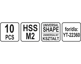 Лезвия для карандаша-фаскоснимателя YATO 10 шт YT-22361