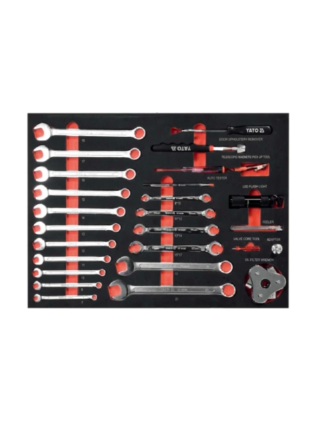 Набор инструмента в ложементе YATO 25 предметов YT-55280T2