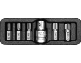 Набор бит YATO 1/2 6 предметов SPLINE YT-0414 36140414 092 1