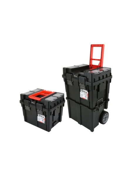 Ящик для инструментов YATO 495x350x710 мм, на колесах YT-09160