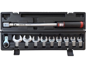 Динамометрический ключ YATO 1/2 дюйма 40-210Nm 500мм с принадлежностями 12 шт. YT-0767 36950767 092 1