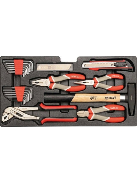 Набор инструмента YATO в метал. ящике, 80пр YT-38951