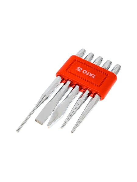Зубила и керны в наборе YATO 5пр YT-4695 37144695 092 1