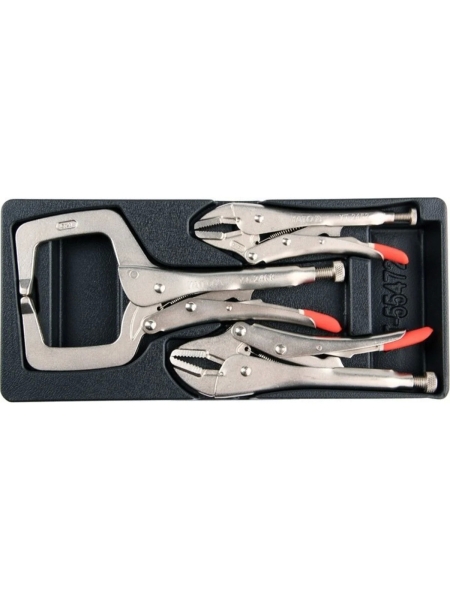 Ложемент для выдвижного ящика YATO ручные тиски, 3 предмета YT-55472