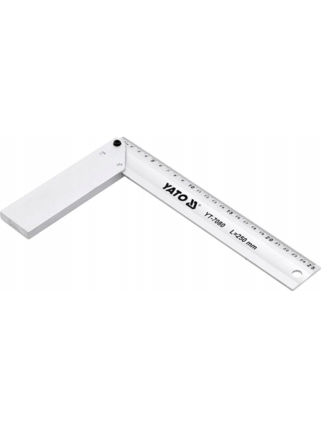 Угольник столярный алюминиевый YATO 250мм YT-7080 37147080 092 1