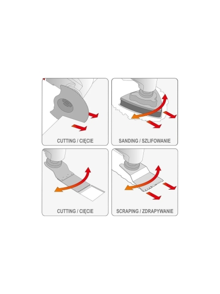 Аккумуляторный многофункциональный инструмент YATO 18 В YT-82818