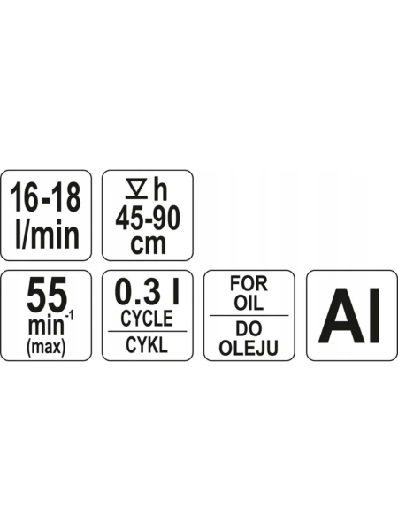 Насос ручной для перекачки масел YATO YT-0712 38910712 092 1