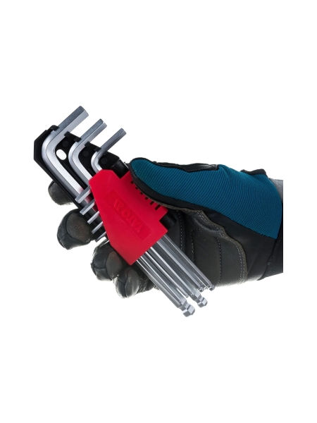 Набор шестигранников YATO 9шт. 1,5-10мм с шаром YT-0505