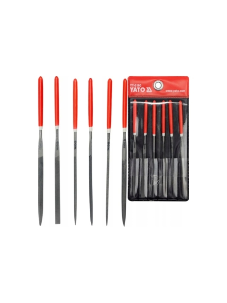 Набор надфилей YATO 140x65 мм 6пр YT-6160