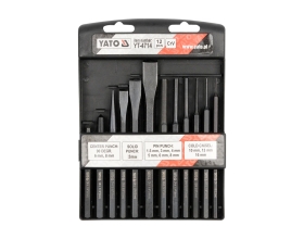 Набор зубил, пробойников и керн YATO 12пр YT-4714