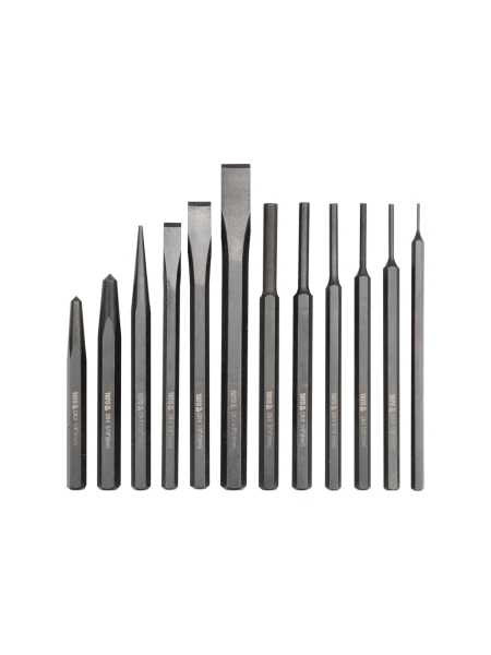 Набор зубил, пробойников и керн YATO 12пр YT-4714