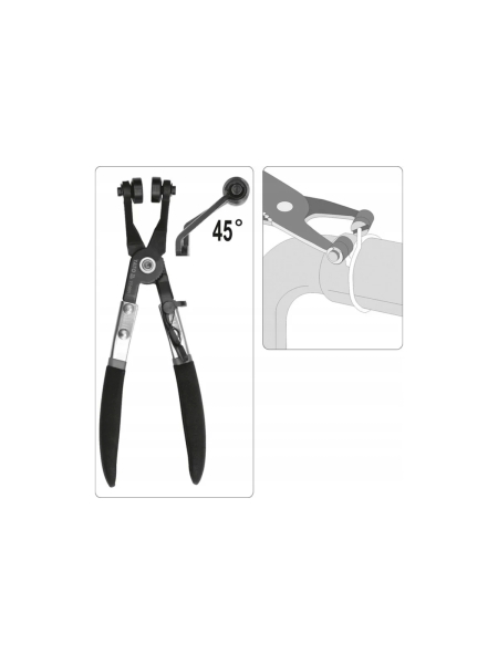 Щипцы YATO для шланговых хомутов 45º YT-0651 37150651 092 1
