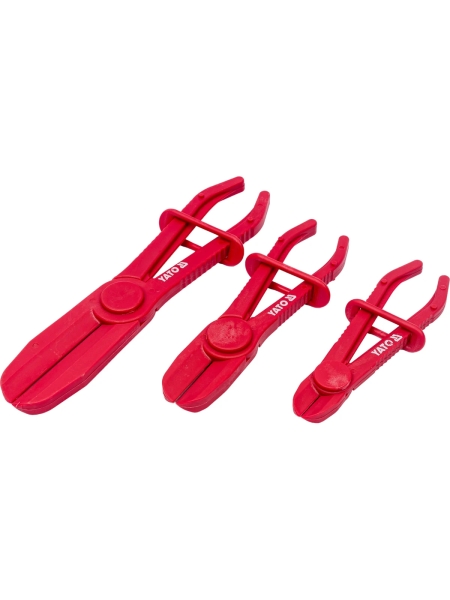 Набор прямых зажимов для шлангов YATO 3 предмета YT-0840