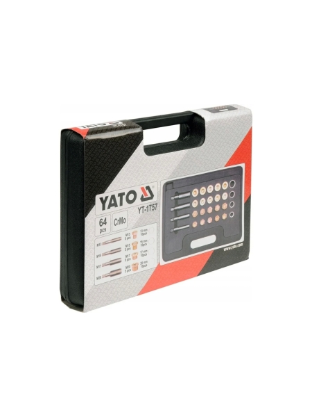 Набор для ремонта масляных пробок YATO, 64 предмета YT-1757