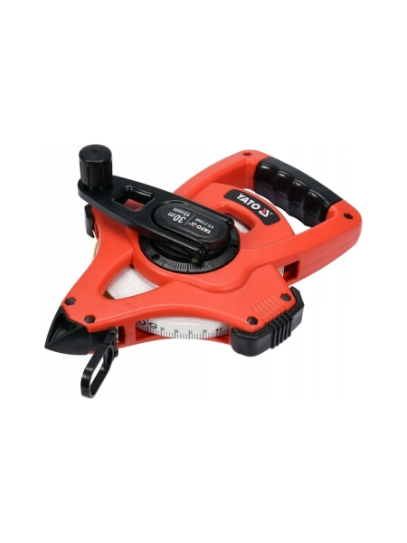 Геодезическая мерная лента YATO фибергласовая, 30 м, 15 мм YT-71540