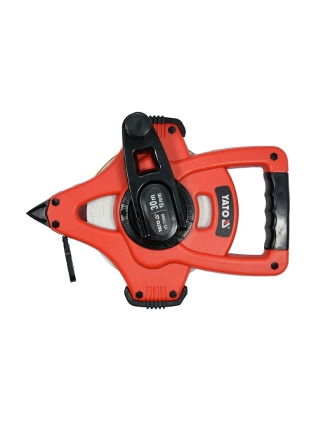 Геодезическая мерная лента YATO фибергласовая, 30 м, 15 мм YT-71540