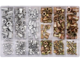 Резьбовые заклепки YATO алюминий-сталь, М3-М10, 300 шт. YT-36480