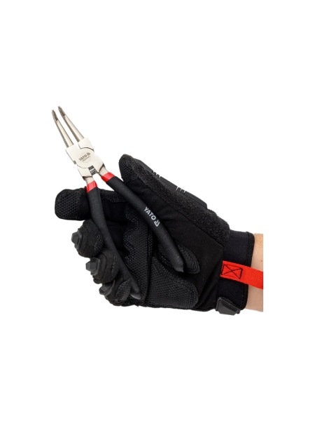 Съёмник стопорных колец, загнутый, сжим YATO 200мм YT-2147