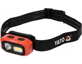 Налобный аккумуляторный фонарь YATO 480лм (датчик движения) YT-08592