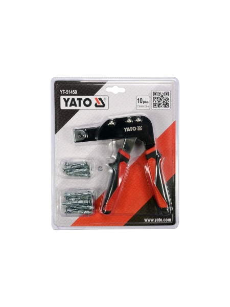 Пистолет YATO для установки дюбелей Молли + 10 дюбелей YT-51450