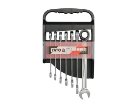 Набор комбинированных ключей с трещоткой YATO 7пр YT-0208