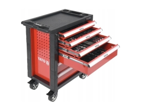 Инструментальная тележка YATO 177 предметов, 6 ящиков YT-55300